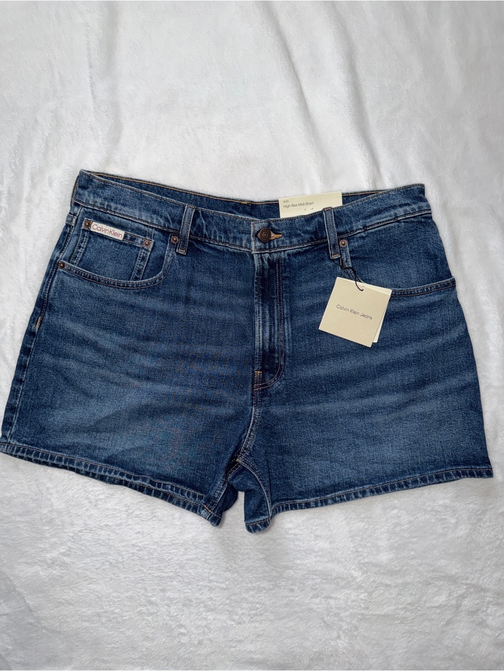 Lee Women's Dark Blue Denim Jean Shorts